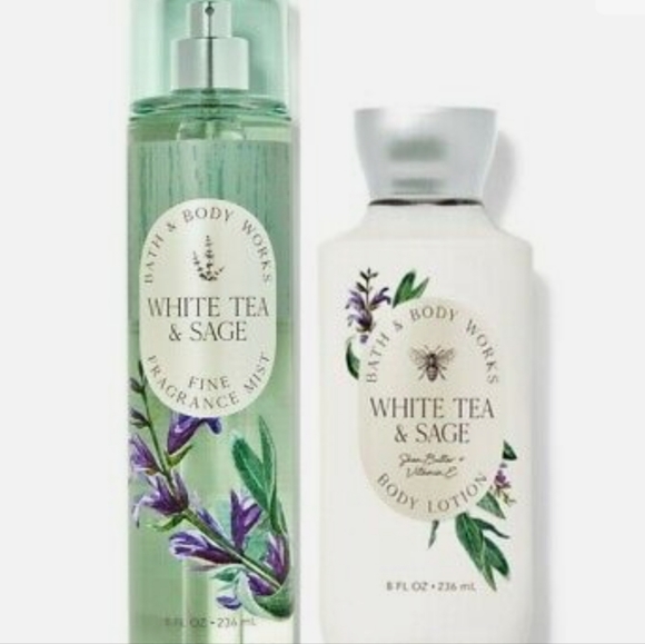 Bath & Body Works Bath & Body Bath Body Works White Tea Sage Body Lotion 8 Fl Oz Poshmark